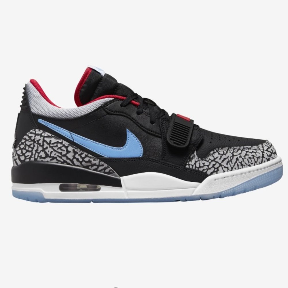 Nike Air Jordan Legacy 312 Low Elephant Suede Black sz 12